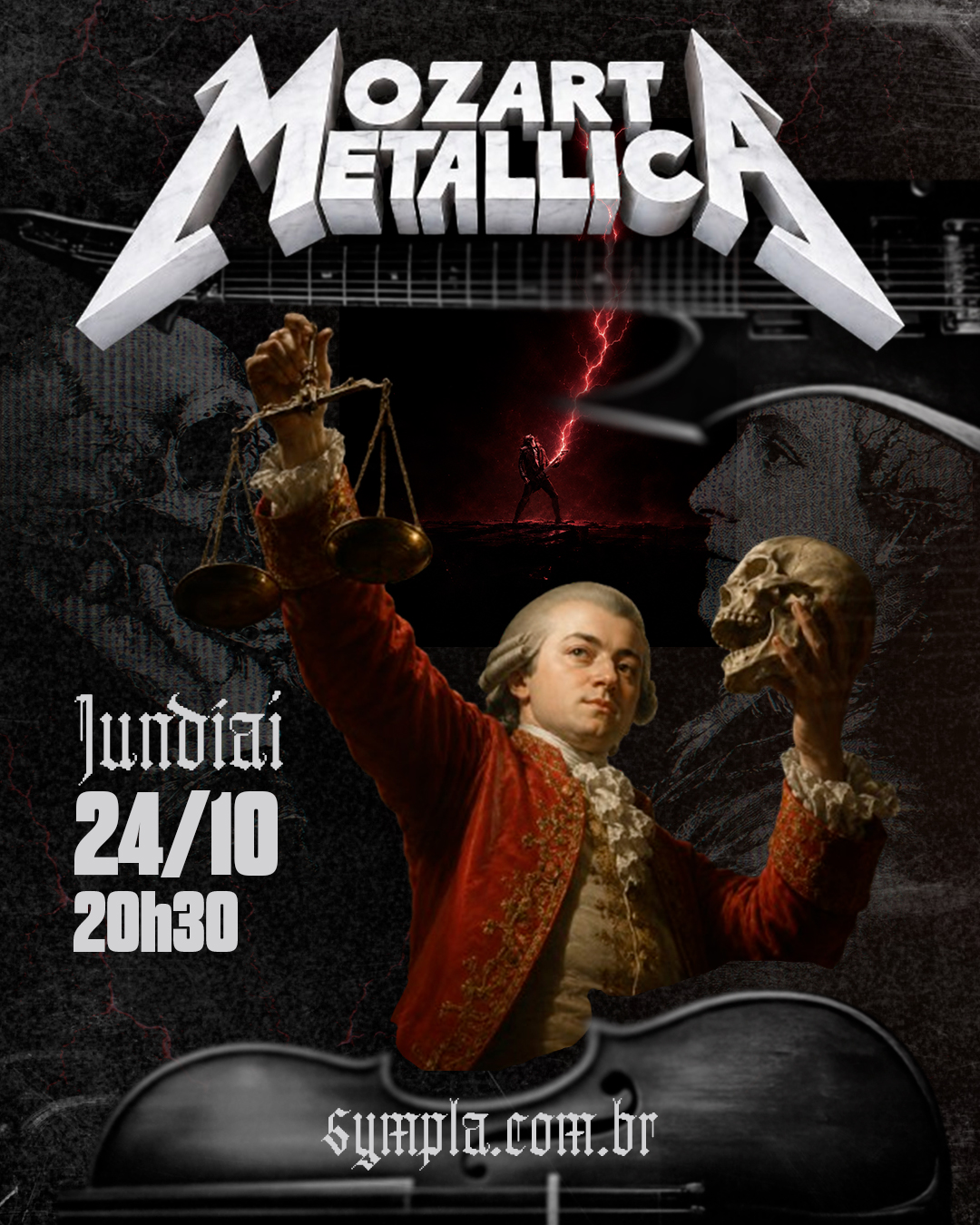 Mozart Metallica poster